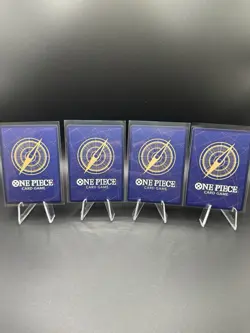 One Piece - 4x Playset Edward.Newgate OP16-003 Super Rare The Time of Battle NM - Image 2
