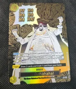 Bandai One Piece Card Game Zehahahahaha! Event Rare Foil Alt Art OP16-116 - Image 2