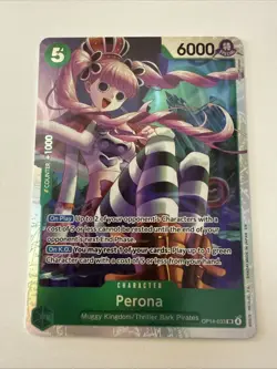 One Piece TCG English OP14-033 Perona SR Foil - Image 1