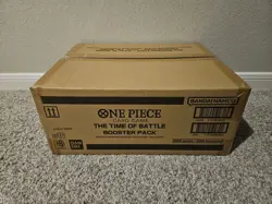 One Piece OP-16 The Time of Battle 12 BOOSTER Box CASE Sealed IN HAND! - Image 1