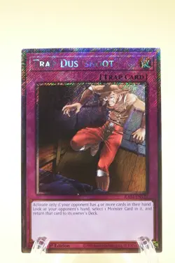 YuGiOh TRAP DUSTSHOOT Platinum Secret Rare RA04-EN121 - Image 1