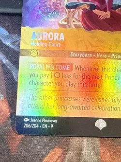 ✨EPIC Disney Lorcana Aurora - Holding Court 206/204 Lightly Played (Excellent) - Image 5