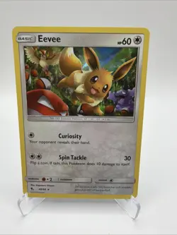 🔥Eevee 48/68 Pokemon Hidden Fates Sun & Moon Holo Rare Card 🔥 - Image 1