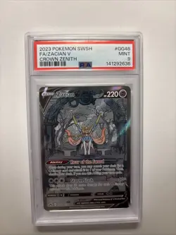 Zacian v Crown Zenith Galarian Gallery Holo Ultra Rare Card PSA 9 GG48/GG70 - Image 1