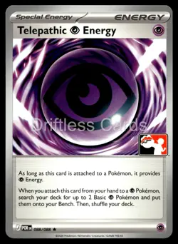 Telepathic Psychic Energy 088/088 Rare Prize Pack Series Cards Pokemon NM/M - Image 1