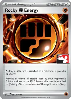 Rocky Fighting Energy 087/088 Rare Prize Pack Series Cards Pokemon NM/M - Image 3
