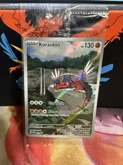 Koraidon 014 Sv: Scarlet & Violet Promo Cards Holo Sealed - Image 1