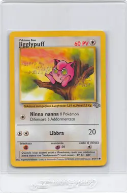 JIGGLYPUFF 54/64 - ITALIAN - JUNGLE SET - Unlimited - VINTAGE POKEMON CARD - NM - Image 1