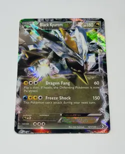 Pokemon Card TCG Black Kyurem EX 101/149 Boundaries Crossed Full Art Holo HP - Image 1