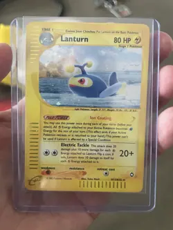Lanturn H15/H32 Pokemon TCG Aquapolis Holo Card (Near Mint) - Image 1