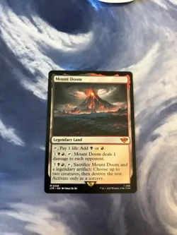 Mount Doom #258 Lord of the Rings LTR Magic: The Gathering Card - Image 1