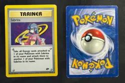 POKEMON UNGRADED SABRINA 110/132 R WOTC GYM CHALLENGE UNLIMITED HP PKM-263 - Image 1