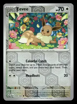 Eevee 050/064 Common Shrouded Fable Pokemon Reverse Holo Lightly Played - Image 1