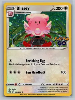 Blissey (Cosmos Holo) 052/078 Promo Miscellaneous Cards & Products Pokemon NM - Image 1