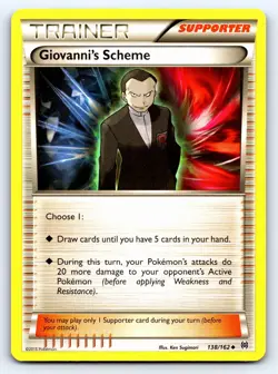 Giovanni's Scheme 138/162 Uncommon BREAKthrough Pokemon Near Mint - Image 1