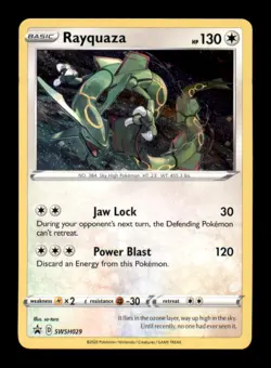 Rayquaza SWSH029 Holo Sword & Shield Promo Pokemon NM - Image 1