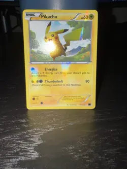 Pikachu 115/114 Black & White Secret Rare Holo 60 HP English 2011 Pokemon - Image 5