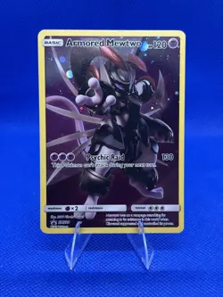 Pokemon Sun & Moon Armored Mewtwo SM228 Black Star Promo MP/INDENTIONS - Image 1