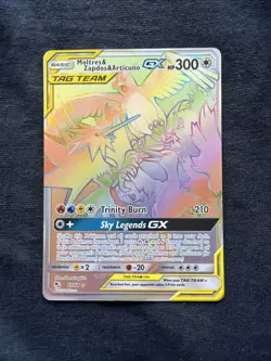 Moltres & Zapdos & Articuno GX 69/68 Hidden Fates Secret Holo - Image 1