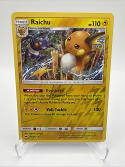 🔥Raichu Reverse Holo SM Burning Shadows Pokemon 41/147 Sun & Moon🔥 - Image 1