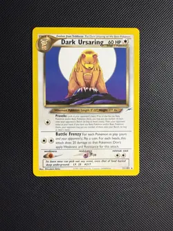 Dark Ursaring 21/105 Rare Neo Destiny Pokemon Unlimited - Image 1