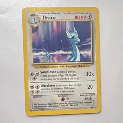 WOTC Dragonair 18/102 Base Set Regular Rare 1999 French 80 HP Unlimited - Image 1