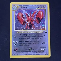 Scizor 10/75 Neo Discovery Holo Rare Unlimited Edition English Pokemon TCG - Image 1