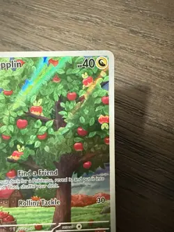 Pokemon Applin Illustration Rare Holo Twilight Masquerade 185/167 Basic 40HP - Image 3