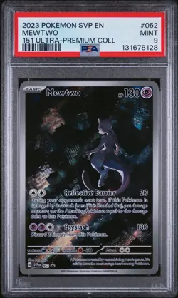 POKEMON MEWTWO 151 ULTRA PREMIUM COLLECTION PROMO #SVP052 PSA 9 MINT - Image 1