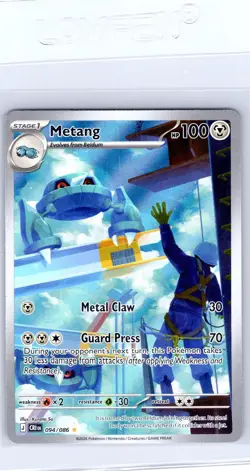 Metang 094/086 Holo Illustration Rare Chaos Rising Pokemon Near Mint - Image 1
