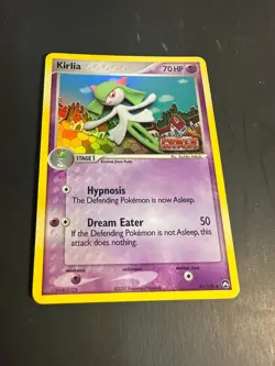 2007 Pokemon EX Power Keepers Kirlia 31 /108 Reverse Holo Foil Rare Stamped - Image 3