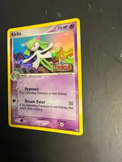 2007 Pokemon EX Power Keepers Kirlia 31 /108 Reverse Holo Foil Rare Stamped - Image 4