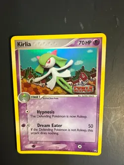 2007 Pokemon EX Power Keepers Kirlia 31 /108 Reverse Holo Foil Rare Stamped - Image 5