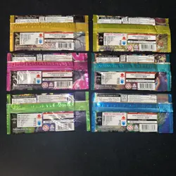 Mixed Lot of 6 Sealed Korean Pokemon TCG Packs (w/ Night Wanderer & Clay Burst) - Image 2