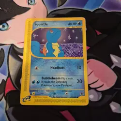 Pokemon TCG Squirtle 132/165 Expedition Base Set 2002 Common - HP - Image 1