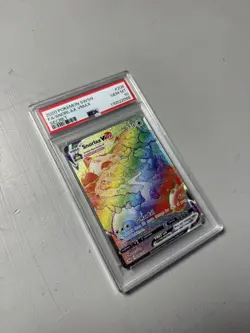 Pokemon 2020 SWSH Sword & Shield Snorlax VMAX 206/202 Secret FA Holo PSA 10 - Image 3