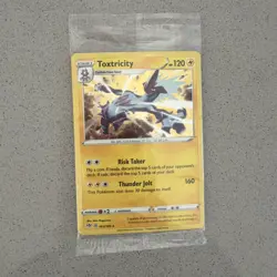 Sealed Toxtricity 063/189 NM Cosmos Holo Promo 2020 Pokemon SWSH Darkness Ablaze - Image 1