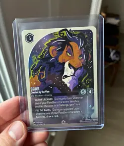 Disney Lorcana TCG Scar - Created by the Vine Enchanted Foil 243/207 EN 2024 - Image 1