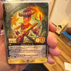 Disney Lorcana TCG Woody - Jungle Guide Cold Foil Enchanted Archazia's #52/99 - Image 1