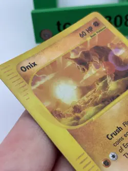 Onix - 98/147 - Aquapolis - Reverse Holo - E - Series Pokemon Card - MP -Crease - Image 3