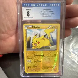 CGC 8 Pikachu 39/99 Next Destinies Reverse Holo 2012 Pokemon Card EN - Image 3