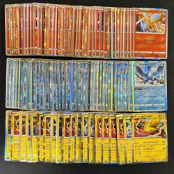 100 Moltres & Zapdos & Articuno R Arte Lot Set Pokemon Japanese Cards W177 - Image 1
