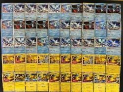 100 Moltres & Zapdos & Articuno R Arte Lot Set Pokemon Japanese Cards W177 - Image 2