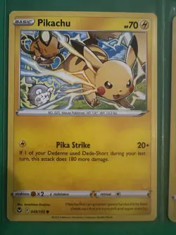 Pokemon Pikachu Raichu Card Lot Reverse Holo Trick or Trade 5 Card Bundle - Image 3