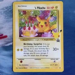 Pokemon TCG | Pikachu Birthday Celebrations 25th Anniversary Classic Card NM - Image 1