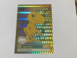 1999 Digimon Card Bandai Upper Deck Exclusive Card Agumon Holo Card 11 Of 34 - Image 1