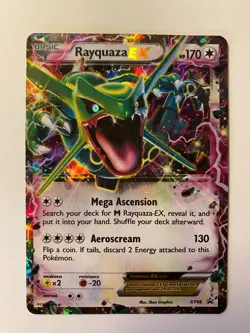 POKEMON Card RAYQUAZA #XY66 MT Holo 2015 - Image 1