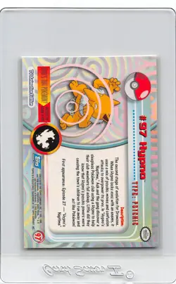 Hypno #97 - Topps BLUE LOGO - TV Series 2 - Non Holo - POKEMON CARD - MP - Image 2