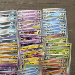 Pokemon Chaos Rising Bulk Lot - 80 Cards - Uncommon, Common, holo, Ex - Image 2