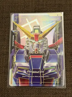 Bandai Gundam Card Game Resource Destiny Gundam R-038 C+ Holo English - Image 3